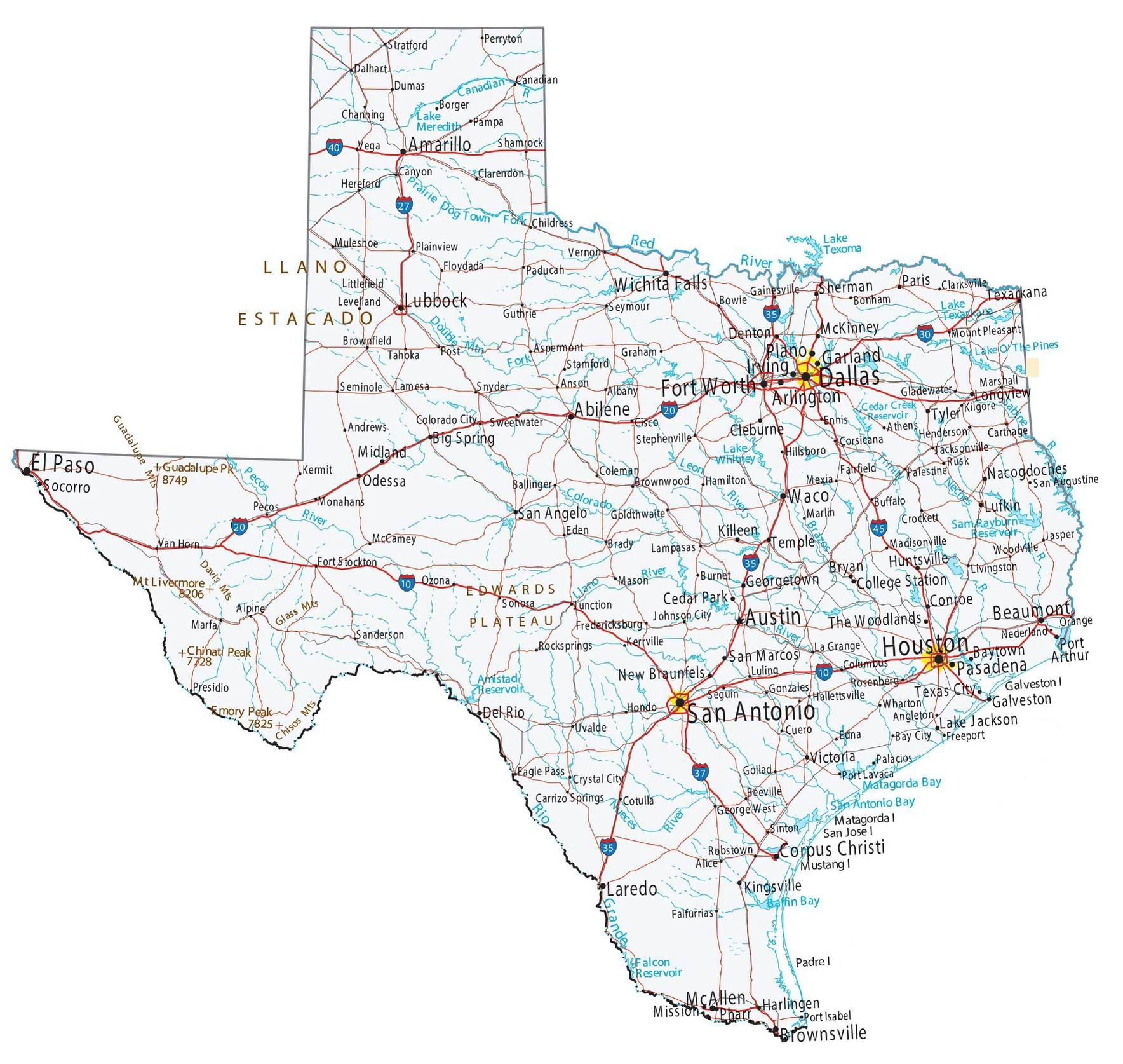 Texas Map