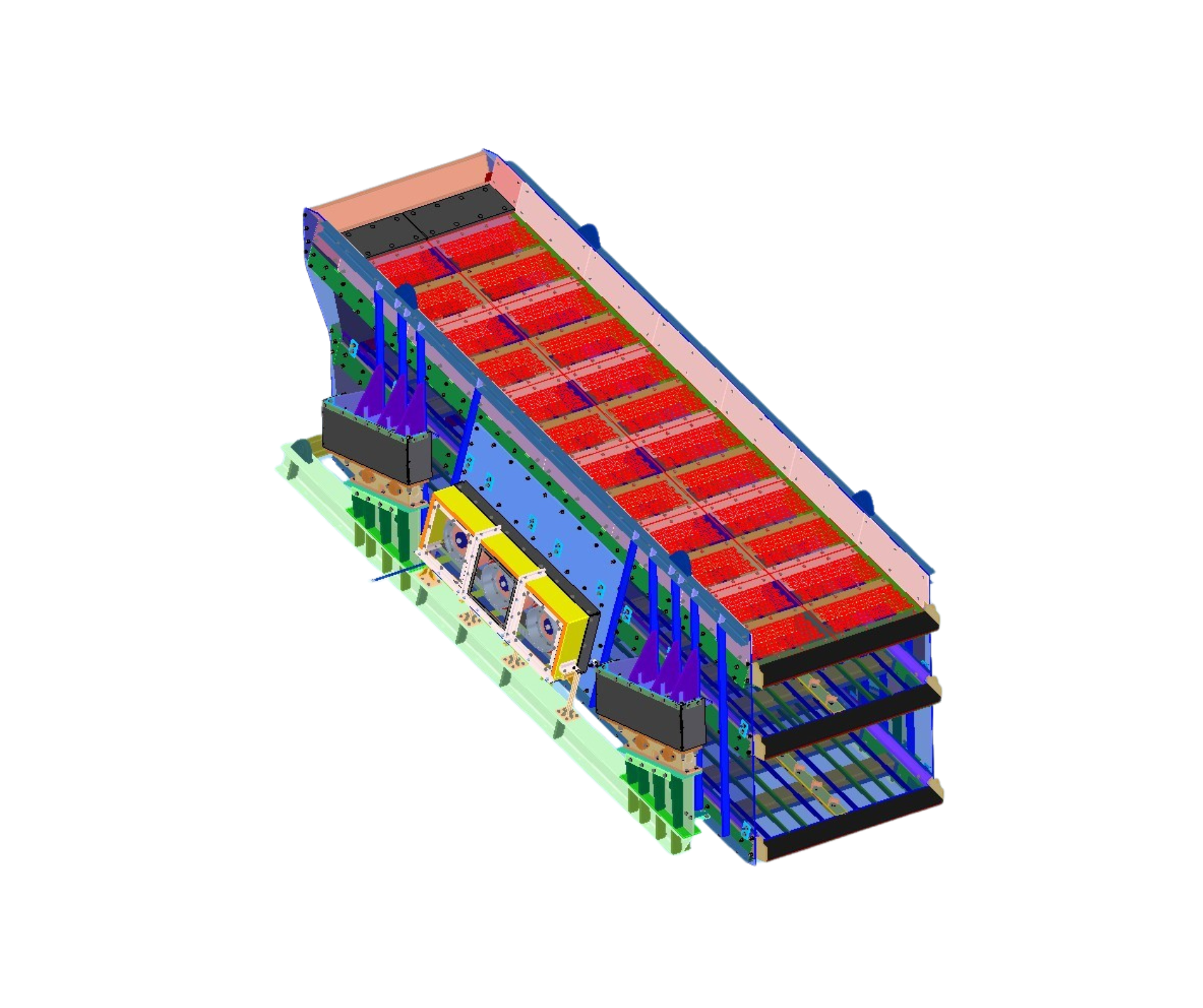 Rollaway discharge chute additional view